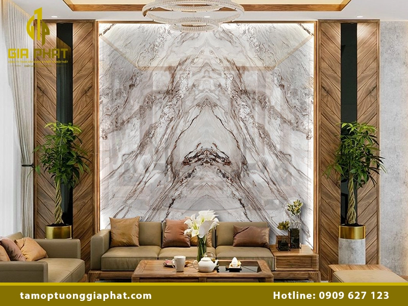 Báo giá tấm PVC vân đá đối xứng mới nhất