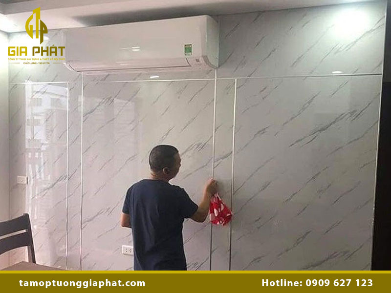 Cách thi công alu ốp tường từ A - Z