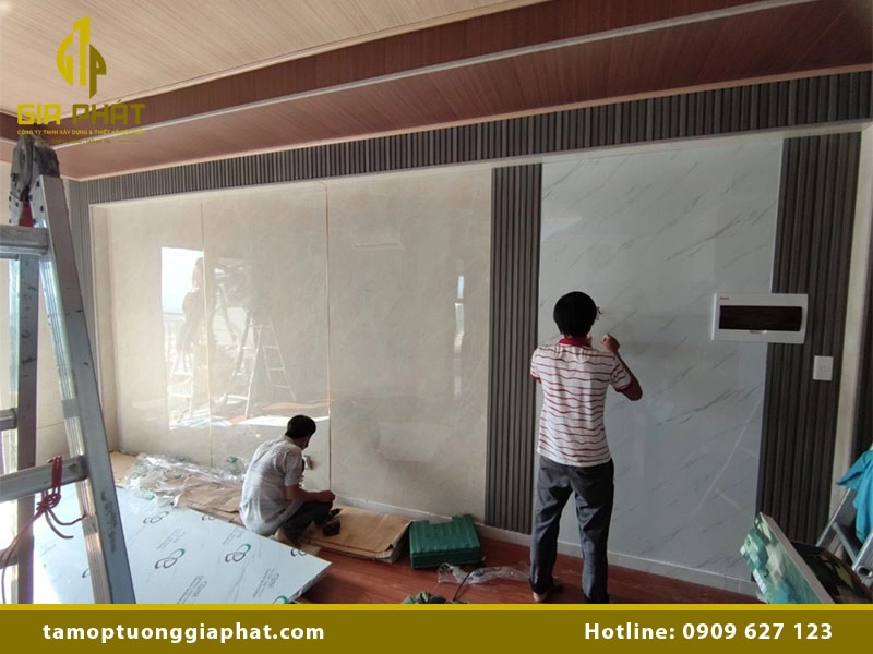 Chuyên thi công tấm nhựa ốp tường uy tín