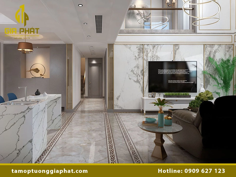 Giá Tấm Ốp Tường Vân Đá Cẩm Thạch bao nhiêu?