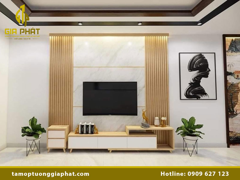 Hình ảnh tấm nhựa ốp tường đẹp & sang trọng