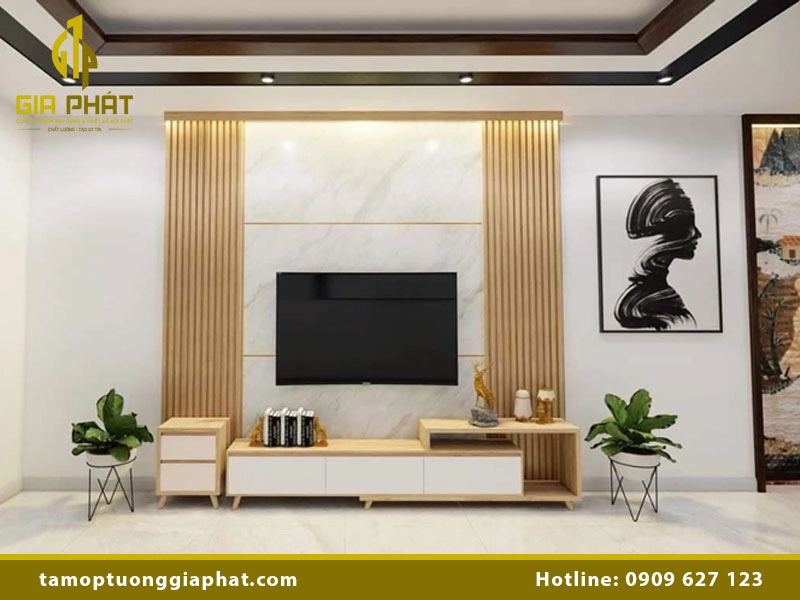 Hình ảnh tấm nhựa ốp tường đẹp & sang trọng