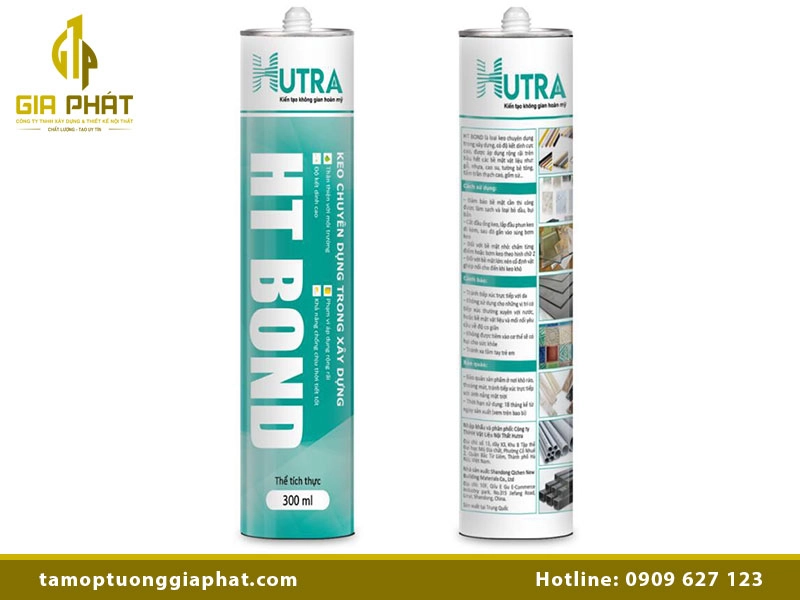 Keo dán tấm nhựa ốp tường dùng như thế nào?