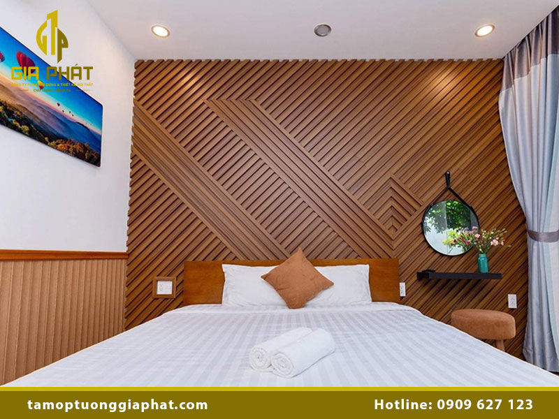 Ốp lam sóng phòng ngủ đẹp & sang trọng