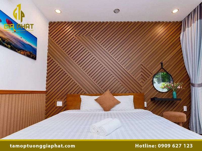 Ốp lam sóng phòng ngủ đẹp & sang trọng