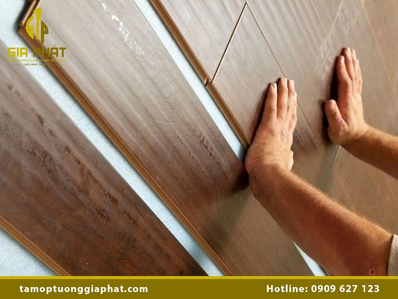 Sàn nhựa hèm khóa 12mm chất lượng cao