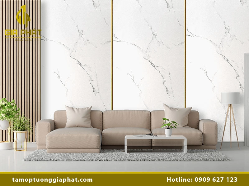 Tấm Marble PVC nhựa giả đá sang trọng