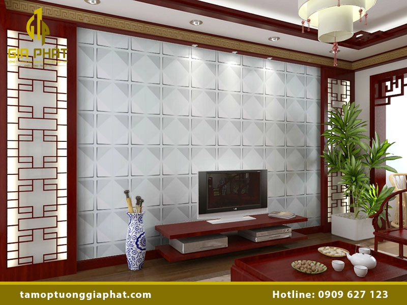 Tấm nhựa 3D ốp tường đẹp & ấn tượng