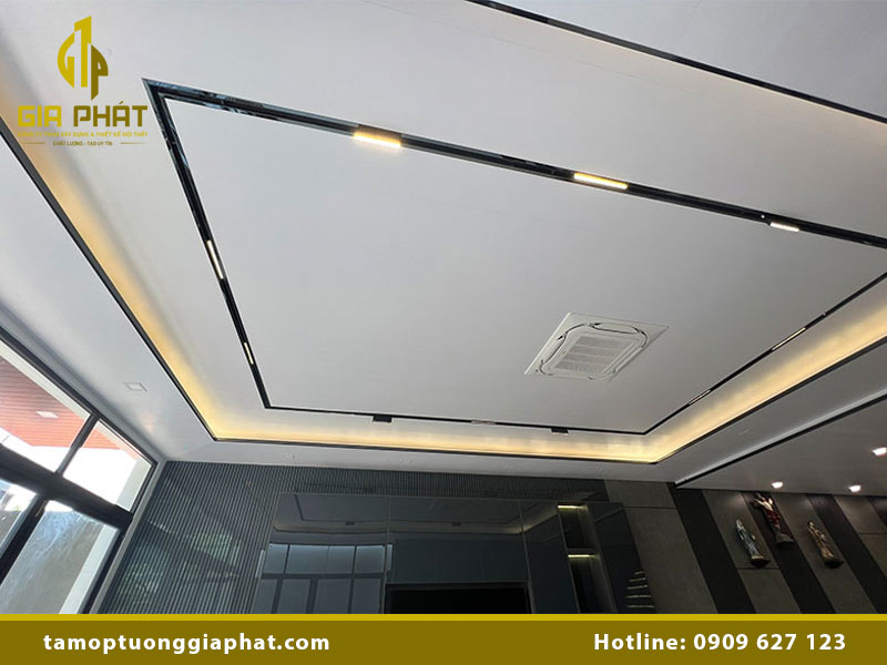 Tấm nhựa ốp trần màu trắng đẹp & sang trọng