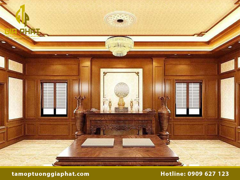 Tấm nhựa ốp tường phòng thờ đẹp & chất lượng