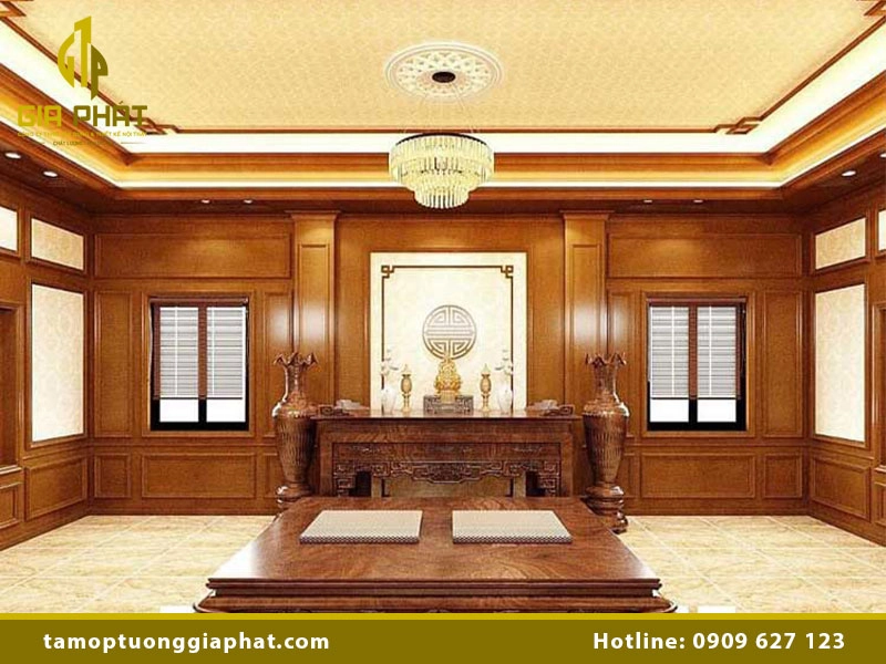 Tấm nhựa ốp tường phòng thờ đẹp & chất lượng