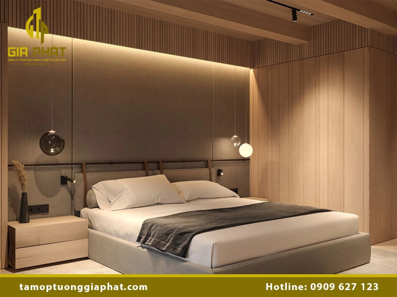 Tấm Nhựa Ốp Tường PVC Giả Vân Gỗ