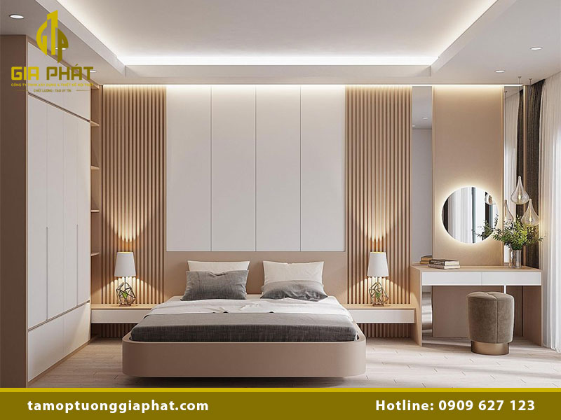 Tấm ốp than tre phòng ngủ & sang trọng