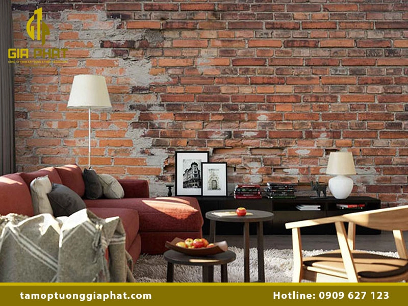 Tấm ốp tường giả gạch đẹp & chất lượng cao