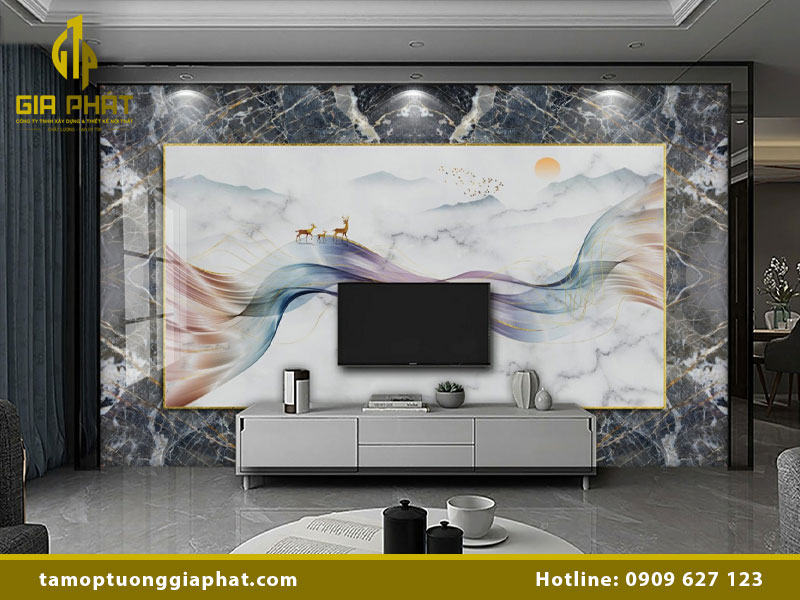 Tấm ốp tường tráng gương sang trọng & hiện đại