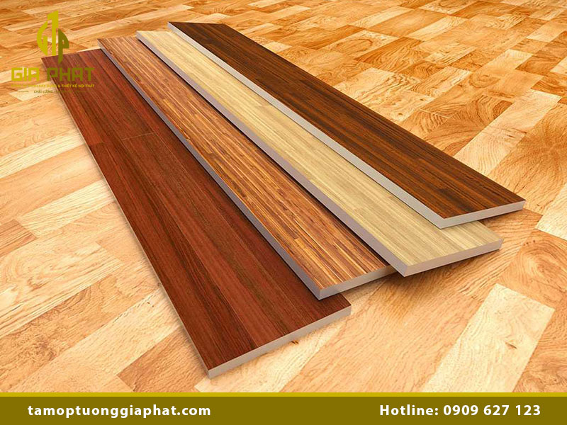 Tấm xi măng giả gỗ ốp cầu thang đẹp & bền