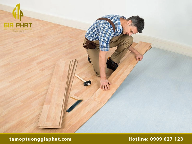 Thi công sàn vinyl chuyên nghiệp