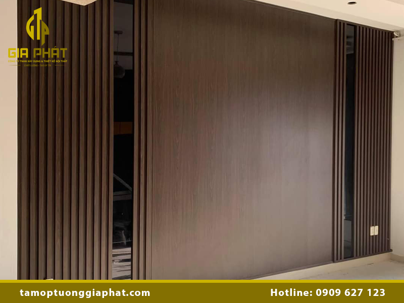 Thi Công Tấm Ốp Tường PVC Nano