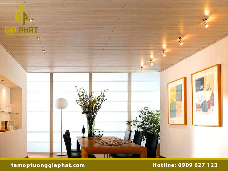 Vật liệu ốp trần nhà phổ biến nhất hiện nay