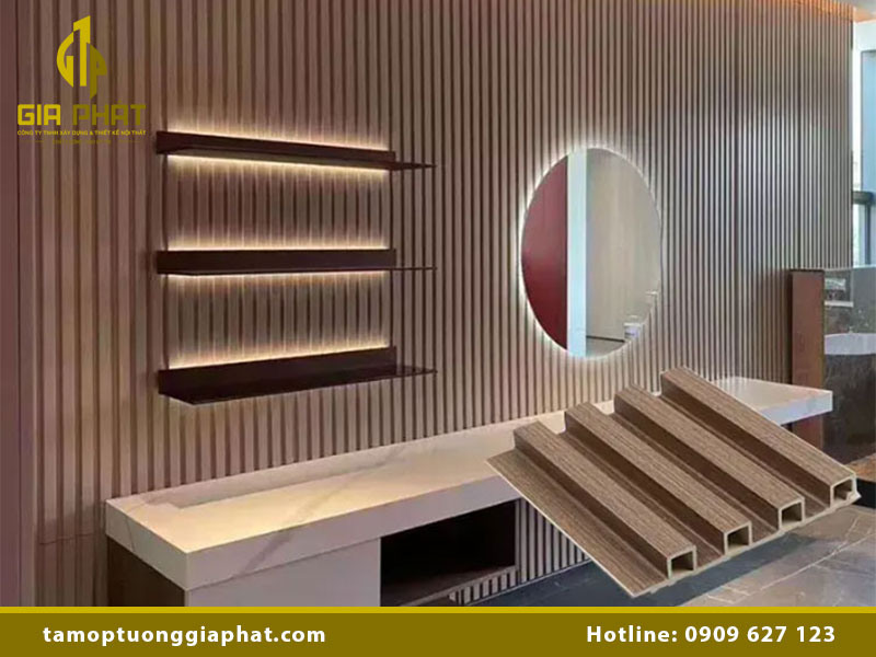 Vật liệu tấm nhựa ốp tường chống thấm hiệu quả