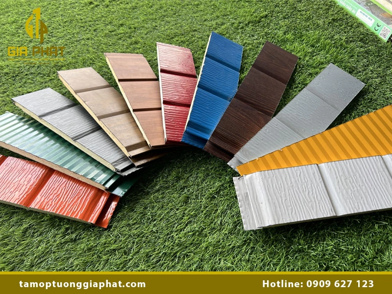 Hình ảnh vật liệu ốp tường cách nhiệt hiện đại