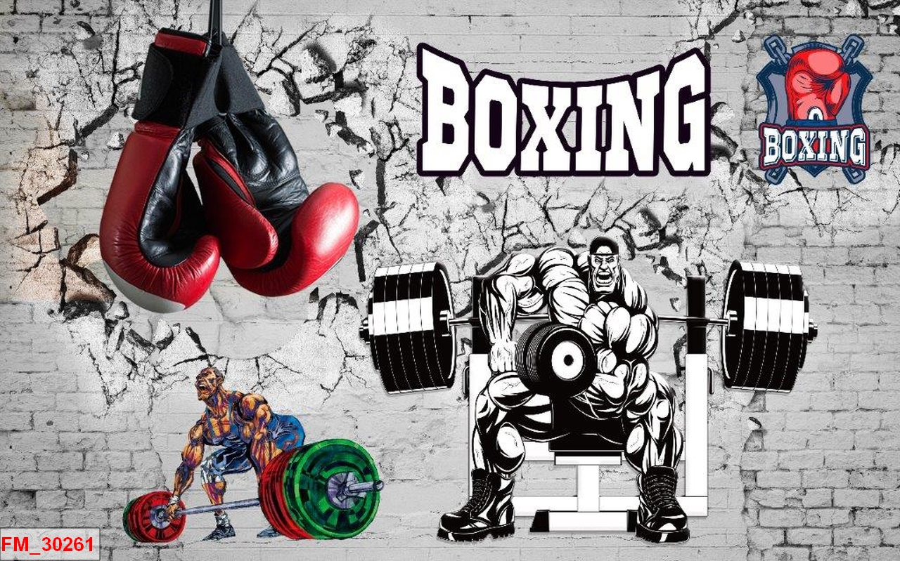 TRANH DÁN TƯỜNG PHÒNG GYM