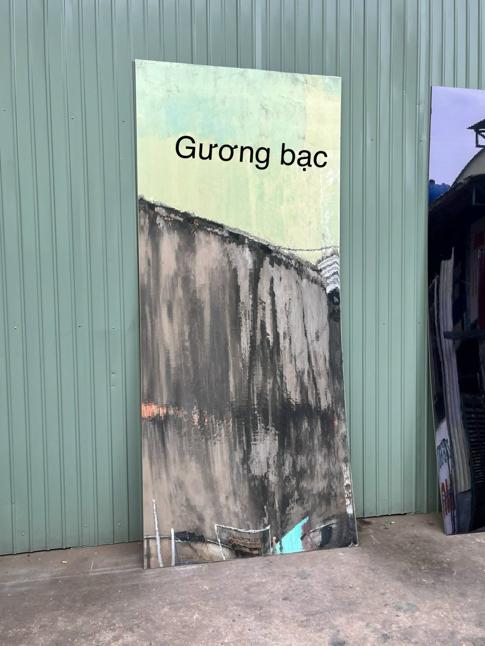 TẤM ỐP TƯỜNG THAN TRE MÀU GƯƠNG BẠC